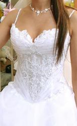 Свадебное платье без перебора мишуры